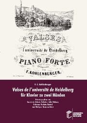Cover von Valses de l'université de Heidelberg für Klavier zu zwei Händen