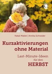 Cover von Kurzaktivierungen ohne Material. Last-Minute-Ideen für den Herbst