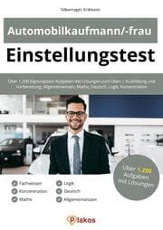 Cover von Einstellungstest Automobilkaufmann/Automobilkauffrau