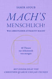 Cover von MACH'S MENSCHLICH!