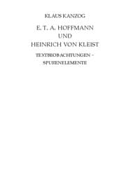 Cover von E. T. A. Hoffmann und Heinrich von Kleist