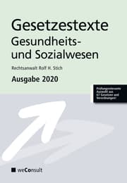 Cover von Gesetzestexte Gesundheits- und Sozialwesen