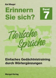 Cover von Erinnern Sie sich? 7 - Tierische Sprüche