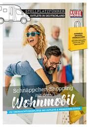 Cover von Stellplatzführer Outlets in Deutschland