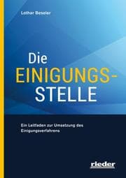Cover von Die Einigungsstelle