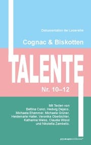 Cover von Cognac & Biskotten Talente Nr. 10-12. Anthologie.