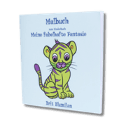 Cover von Malbuch zum Kinderbuch Meine fabelhafte Fantasie