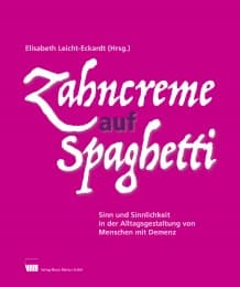 Cover von Zahncreme auf Spaghetti