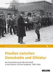 Cover von Preußen zwischen Demokratie und Diktatur