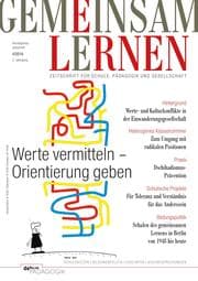 Cover von Werte vermitteln - Orientierung geben