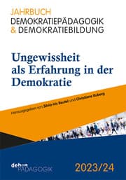 Cover von Ungewissheit als Erfahrung in der Demokratie