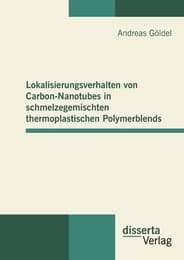 Cover von Lokalisierungsverhalten von Carbon-Nanotubes in schmelzegemischten thermoplastischen Polymerblends