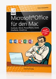 Cover von Microsoft Office für den Mac - aktuell zur Version 2019
