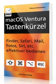 Cover von macOS Ventura Tastenkürzel