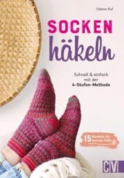 Cover von Socken häkeln - Schnell und einfach mit der 4-Stufenmethode