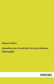 Cover von Grundriss der Geschichte der griechischen Philosophie