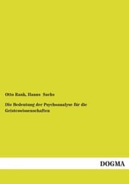 Cover von Die Bedeutung der Psychoanalyse für die Geisteswissenschaften
