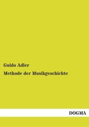Cover von Methode der Musikgeschichte