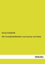 Cover von Die Gesellschaftslehre von Lorenz von Stein