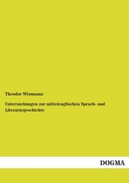 Cover von Untersuchungen zur mittelenglischen Sprach- und Literaturgeschichte