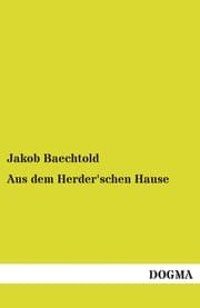 Cover von Aus dem Herder'schen Hause