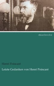 Cover von Letzte Gedanken von Henri Poincaré