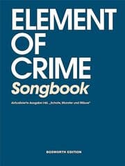Cover von Element of Crime Songbook- Aktualisierte Ausgabe inkl. 'Schafe, Monster und Mäuse'