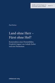 Cover von Land ohne Herr - Fürst ohne Hof?