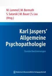 Cover von Karl Jaspers Allgemeine Psychopathologie