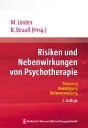 Cover von Risiken und Nebenwirkungen von Psychotherapie