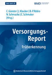 Cover von Versorgungs-Report Früherkennung