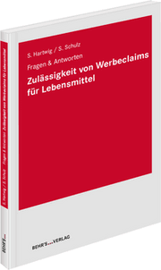 Cover von Zulässigkeit von Werbeclaims für Lebensmittel