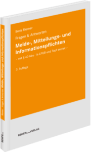 Cover von Melde-, Mitteilungs- und Informationspflichten