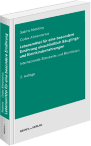 Cover von Lebensmittel für eine besondere Ernährung einschließlich Säuglings- und Kleinkindernahrungen
