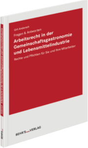 Cover von Arbeitsrecht in der Gemeinschaftsgastronomie und Lebensmittelindustrie