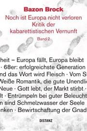 Cover von Noch ist Europa nicht verloren. Kritik der kabarettistischen Vernunft 2
