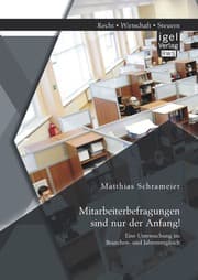 Cover von Mitarbeiterbefragungen sind nur der Anfang! Eine Untersuchung im Branchen- und Jahresvergleich
