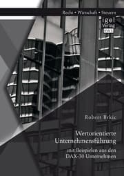 Cover von Wertorientierte Unternehmensführung mit Beispielen aus den DAX-30 Unternehmen