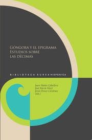Cover von Góngora y el epigrama Estudios sobre las décimas