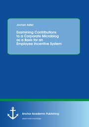 Cover von Examining Contributions to a Corporate Microblog as a Basis for an Employee Incentive System