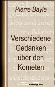 Cover von Verschiedene Gedanken über den Kometen