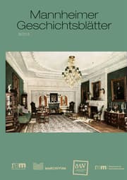 Cover von Mannheimer Geschichtsblätter