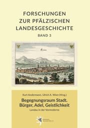Cover von Begegnungsraum Stadt. Bürger, Adel, Geistlichkeit