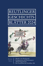 Cover von Reutlinger Geschichtsblätter