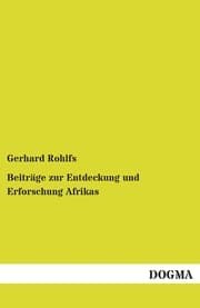 Cover von Beiträge zur Entdeckung und Erforschung Afrikas