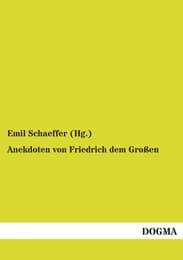 Cover von Anekdoten von Friedrich dem Großen