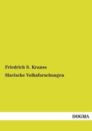 Cover von Slavische Volksforschungen