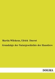 Cover von Grundzüge der Naturgeschichte der Haustiere