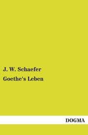 Cover von Goethe's Leben