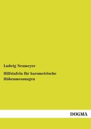 Cover von Hilfstafeln für barometrische Höhenmessungen